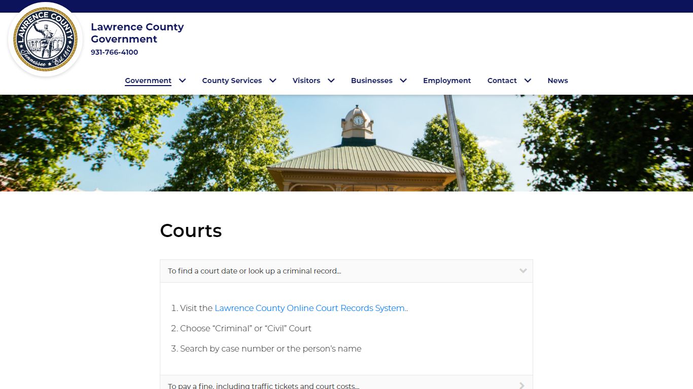Court - Lawrence County, TN Government