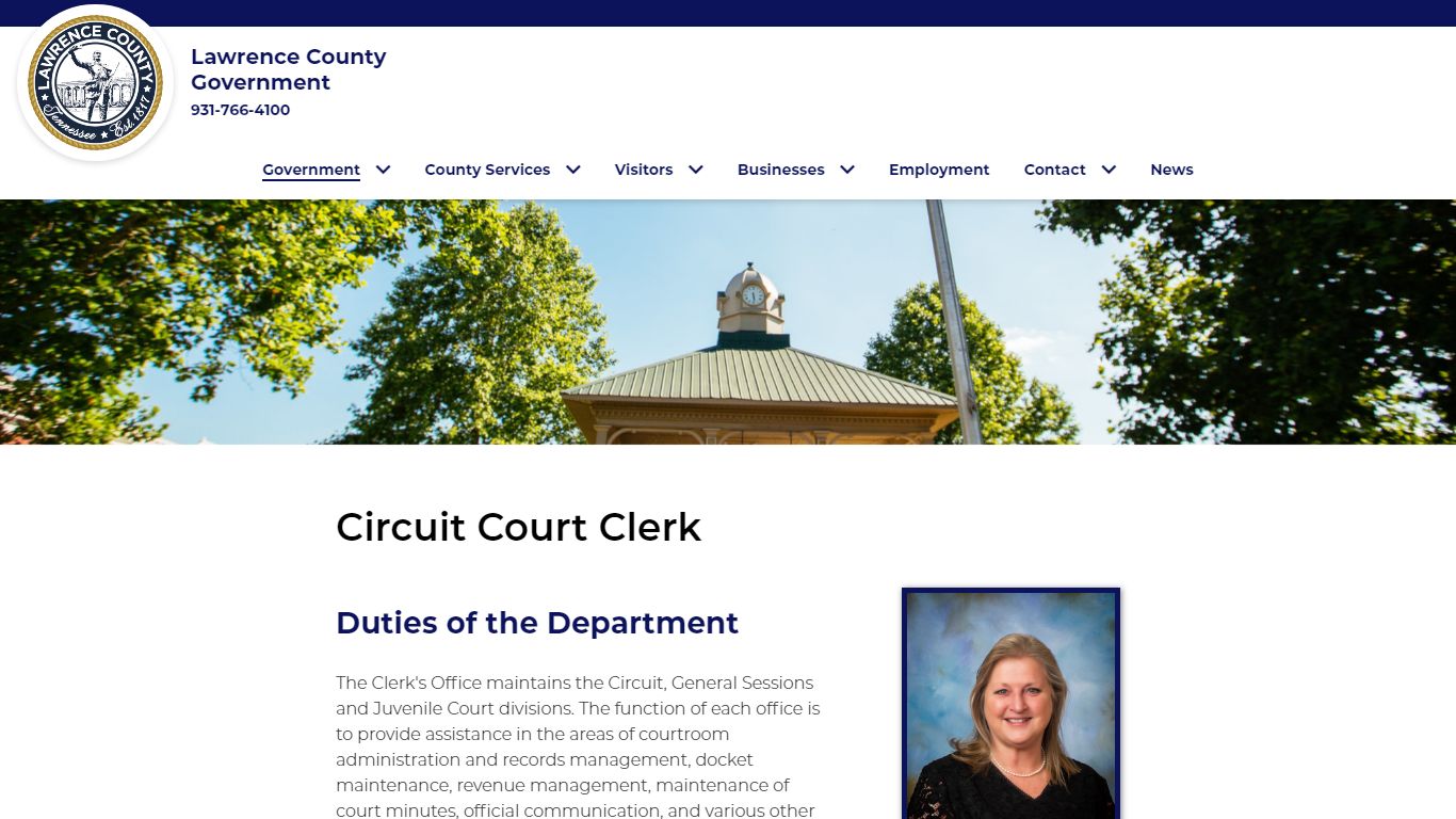 Circuit Court Clerk - Lawrence County, TN Government